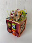 secondhand B. Toys Zany Zoo Wooden Activity Cube