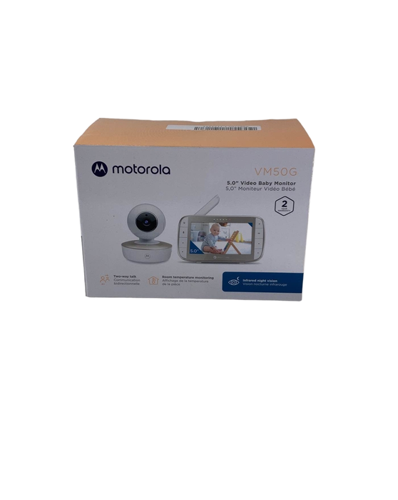 used Motorola VM50G 5" Video Baby Monitor with Motorized Pan