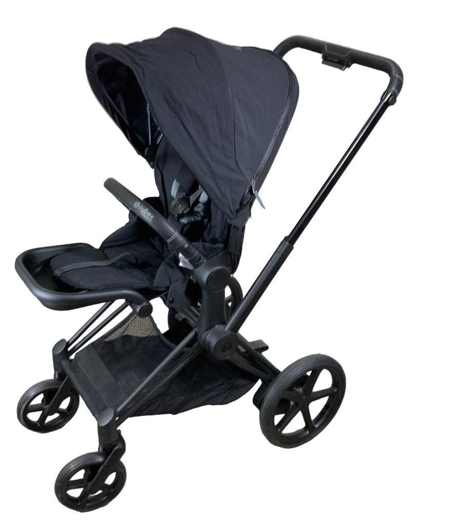 Cybex E-PRIAM Electric Stroller, Matt Black, 2021, Premium Black