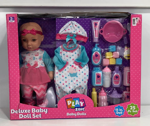 used Play Zone Deluxe Baby Doll Set