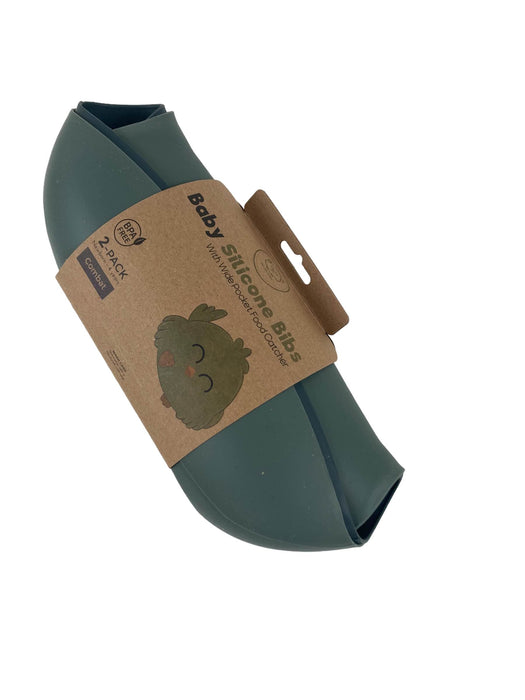Shop Beaba Silicone Bibs 2 Pack, Combat at GoodBuy Gear