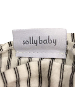 secondhand Solly Baby Wrap, Black & Natural Stripe