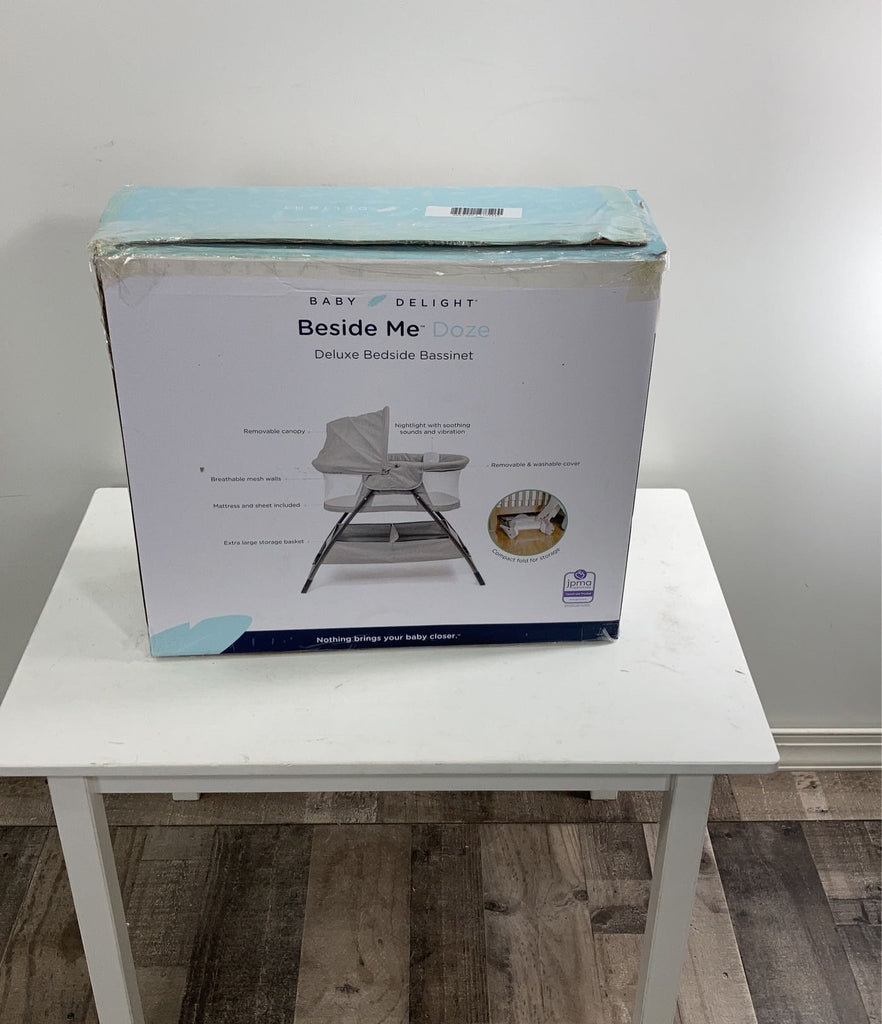 Baby Delight Beside Me Doze Deluxe Bedside Pebble Grey