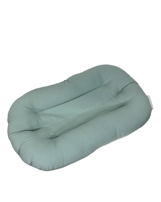 used Snuggle Me Organic Sensory Infant Lounger, Slate