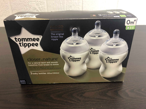 used Tommee Tippee Closer To Nature Baby Bottles, 9floz