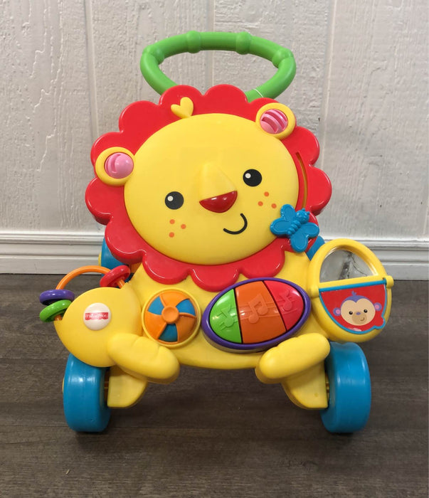 secondhand Fisher Price Musical Lion Walker