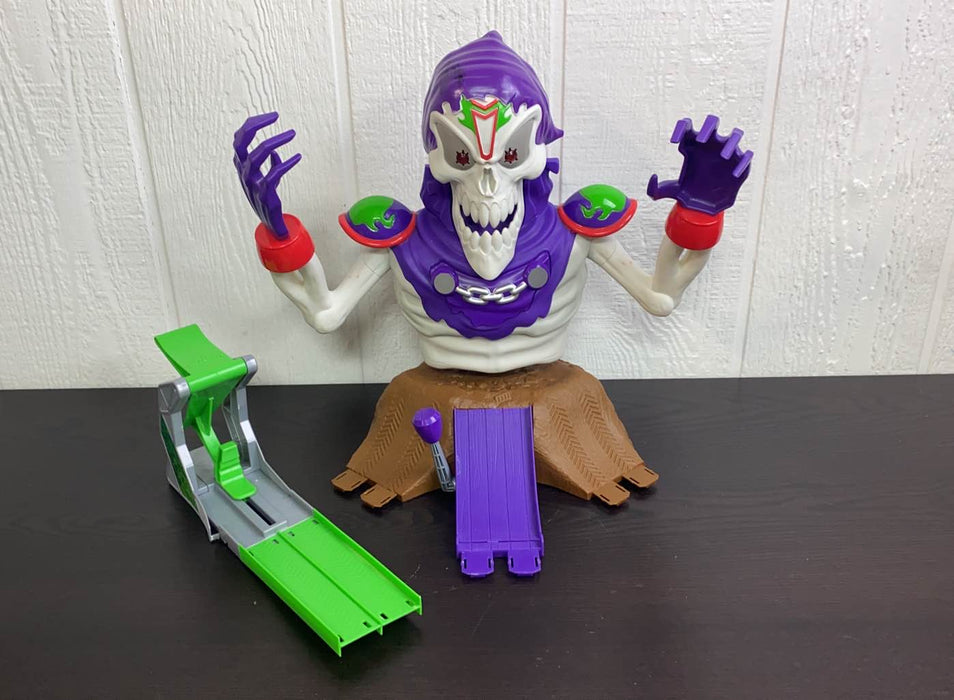 used Monster Jam Grim Takedown Playset