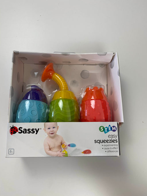 used Sassy Easy Squeezies Bath Toys 3Piece Set