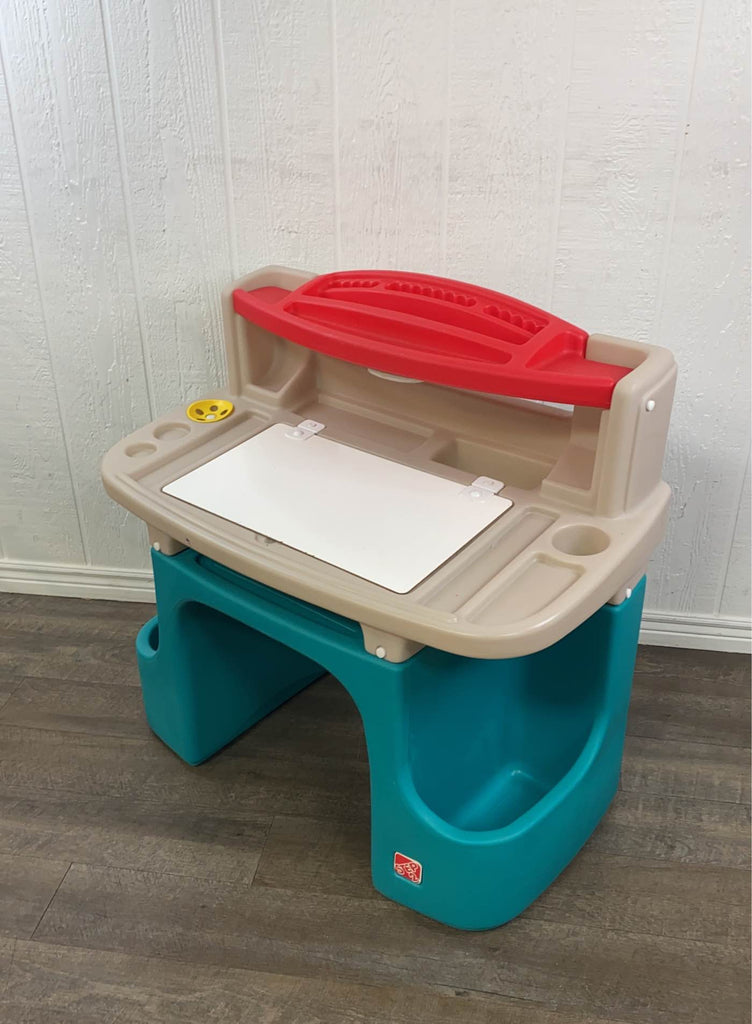 Step2 deluxe art master desk kids art table with storage and chair Clearance