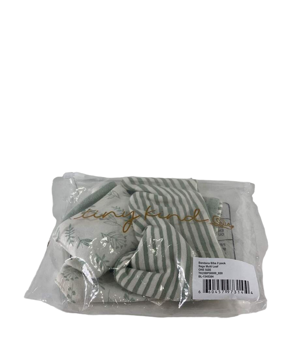 Shop Tiny Kind Bandana Bibs 2 Pack, Safe Multi Leaf at GoodBuy Gear