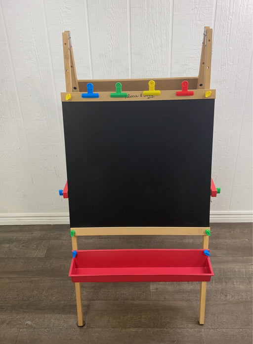 secondhand Melissa & Doug Deluxe Standing Wooden Art Easel