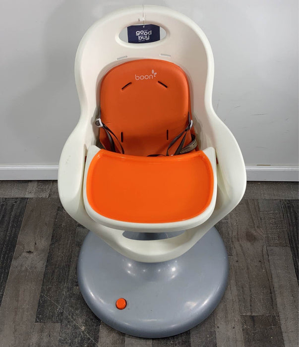 secondhand Boon Flair High Chair, Orange/White