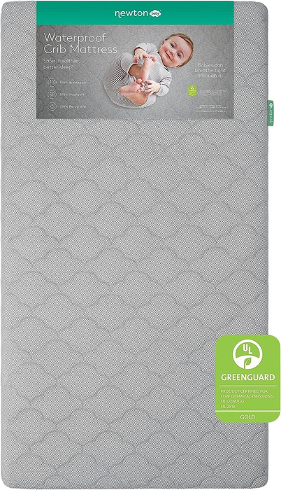 Newton Waterproof Crib And Toddler Mattress, Grey