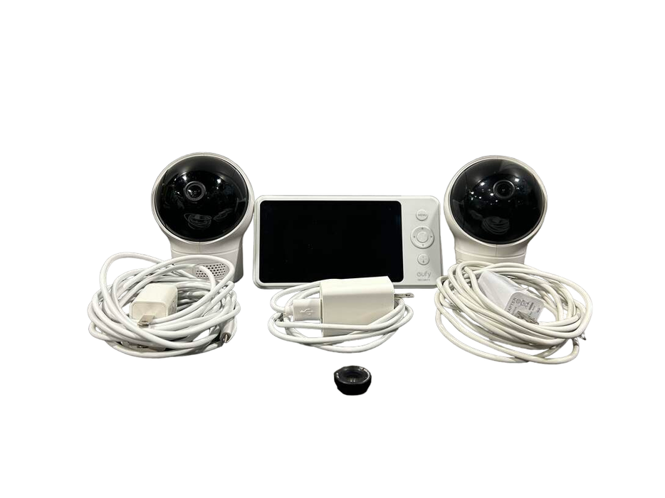 used Eufy Baby Monitor 720p HD with 2 Cameras