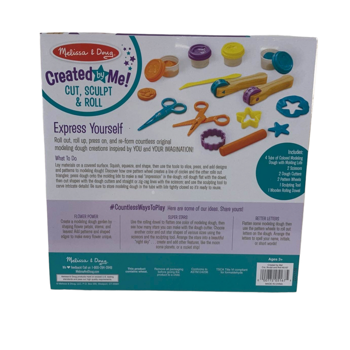 Melissa & Doug Created by Me! Shape, Model & Mold Modeling Dough Kit