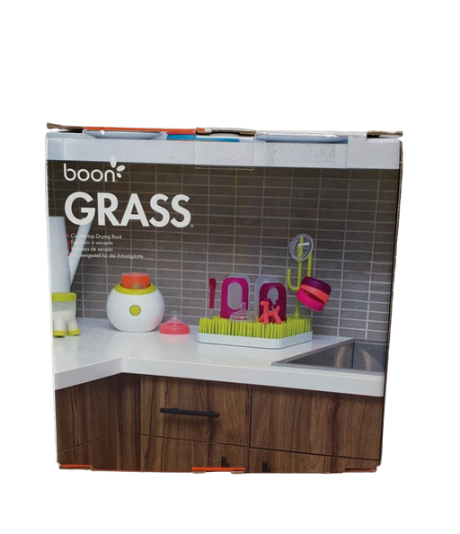 secondhand Boon Grass Countertop Drying Rack, Green