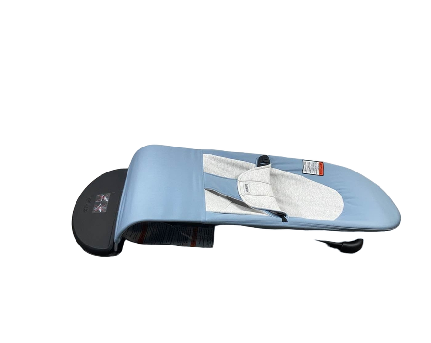 Shop BabyBjorn Bouncer Balance, Blue/Gray, Black Frame at GoodBuy Gear