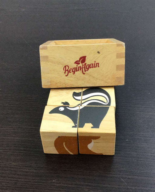 used BeginAgain Buddy Puzzle Blocks