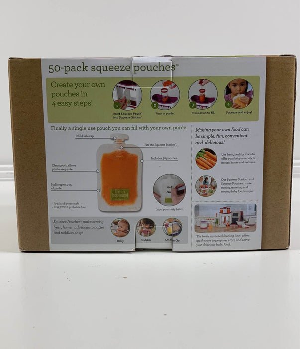 Shop Infantino Squeeze Pouches, 4 fl oz., 50 count at GoodBuy Gear