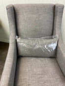 secondhand Babyletto Toco Swivel Glider And Stationary Ottoman Grey Tweed