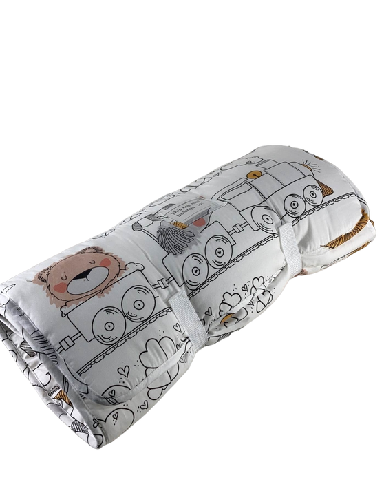 used JumpOff Jo Little Jo’s Toddler Nap Mat, Zoo Train