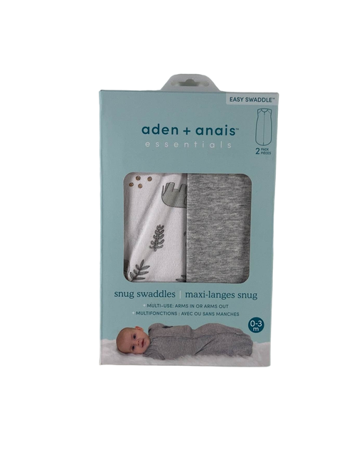 used Aden + Anais Essentials Easy Swaddle Snug, 2 Pack