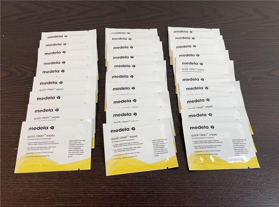 used Medela Quick Clean Wipes