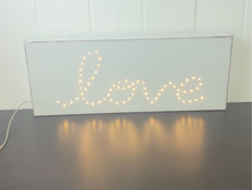 used Restoration Hardware Baby & Child Light Up Love Sign