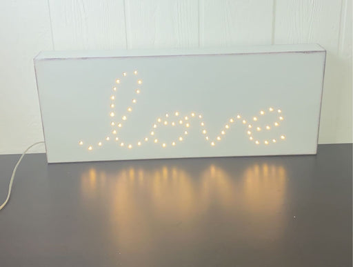 used Restoration Hardware Baby & Child Light Up Love Sign