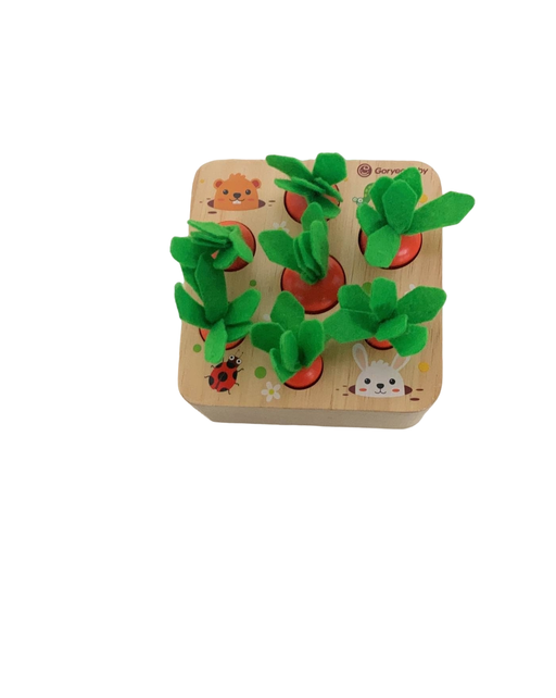 used Goryeo Wooden Carrot Harvest Toy