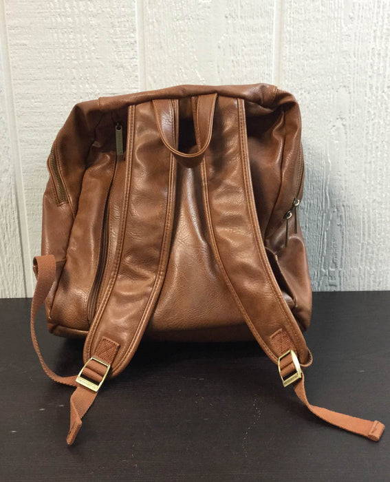 secondhand Honest Company City Backpack, Cognac