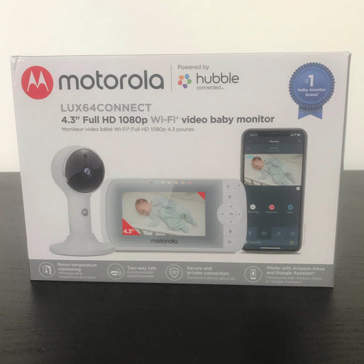 used Motorola LUX64CONNECT 4.3" WiFi Baby Monitor