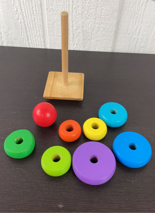 secondhand Melissa & Doug Rainbow Stacker Classic Toy