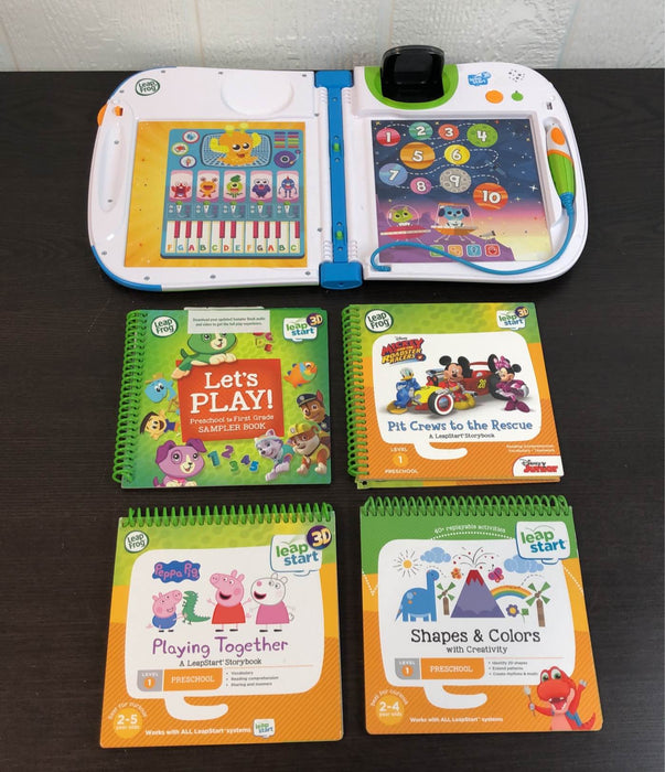 secondhand Leap Frog Leap Start 3D Interactive Learning System, With Level 1 Books