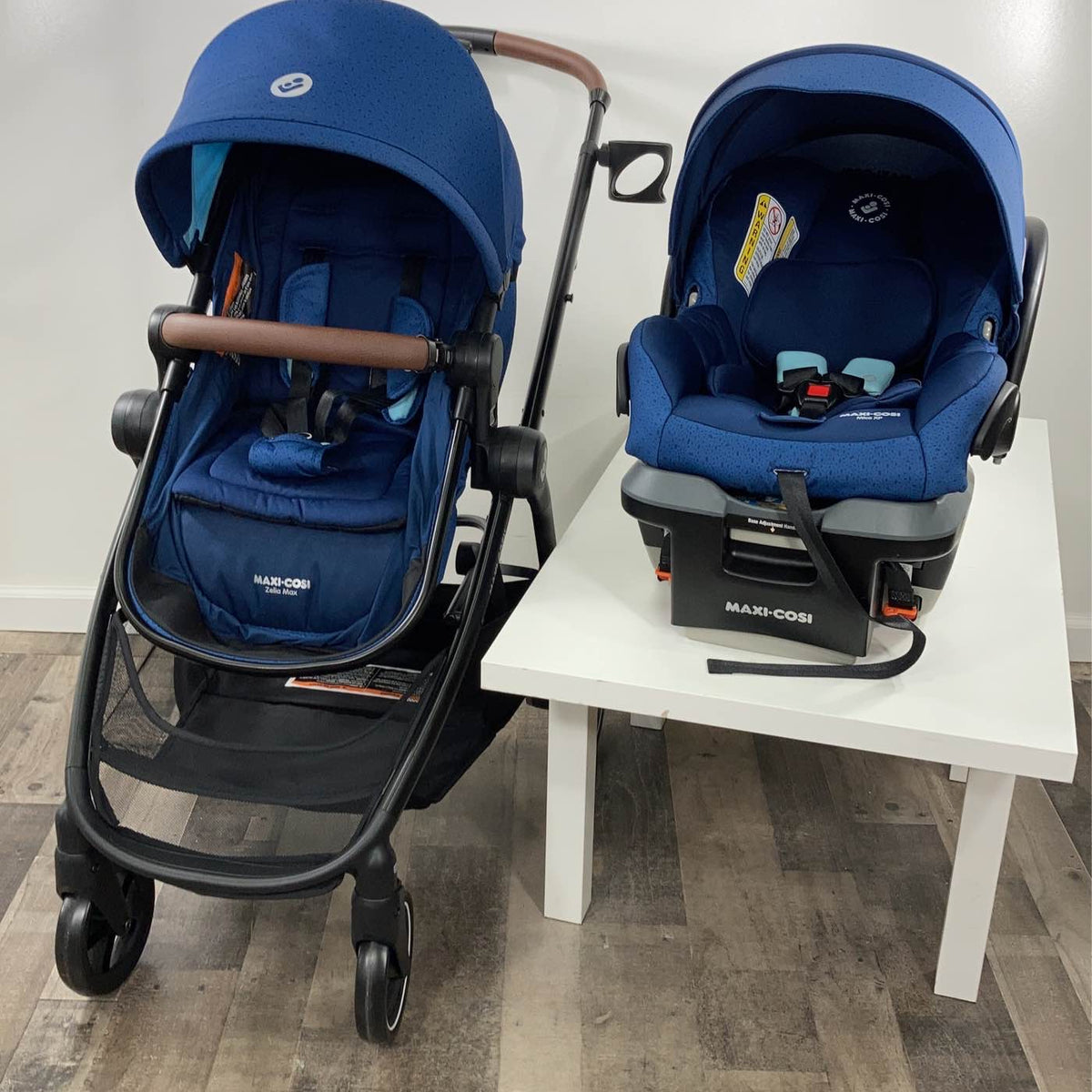 maxi cosi zelia blue Maxi-Cosi Zelia Max 5-in-1 Modular Travel System, Tetra Blue, 2021