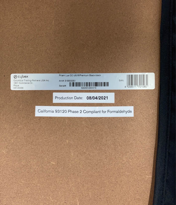 Cybex PRIAM Lux Carry Cot, Midnight Blue