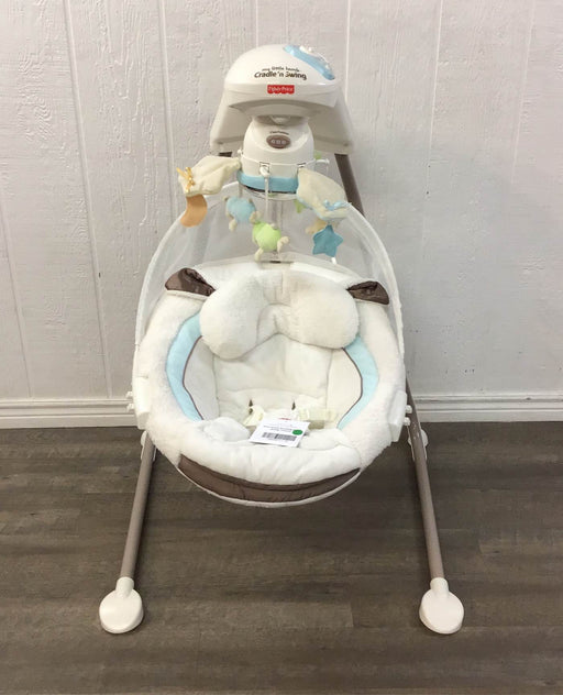 used Fisher Price My Little Lamb Cradle ‘n Swing