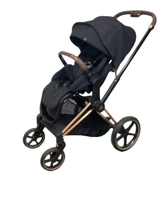 used Cybex PRIAM Stroller, Deep Black, Rosegold, 2021