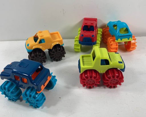 secondhand B. toys Mini Monster Trucks