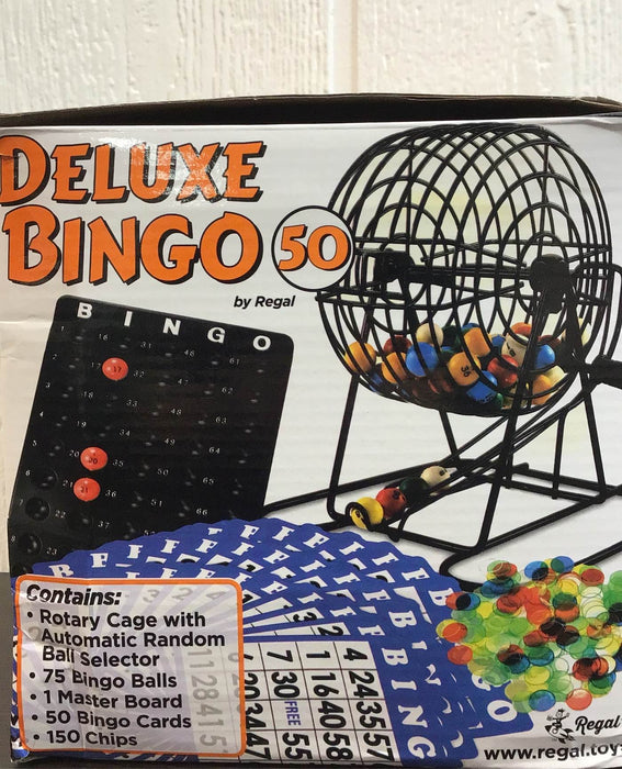 used Regal Games Deluxe Bingo Set