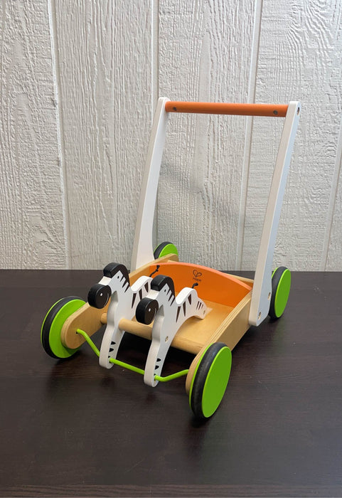 used Hape Galloping Zebra Wooden Walker