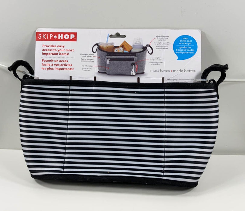 secondhand Skip Hop Grab And Go Stroller Organizer, /Black and White