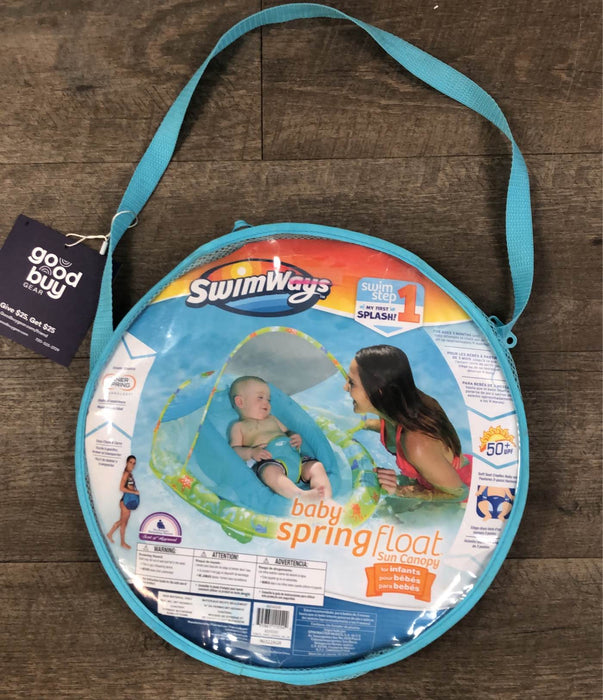 Shop SwimWays Baby Spring Float with Sun Canopy at GoodBuy Gear
