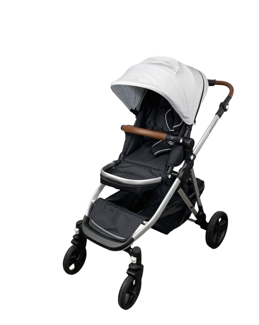 used Mockingbird Single to Double Stroller, Limited Edition Night Stars, Limited Edition Light Grey, 2022, Silver/Brown