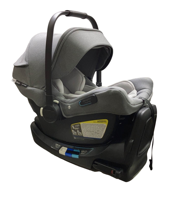 used Bugaboo Turtle Air By Nuna Car Seat, Grey Melange, 2021