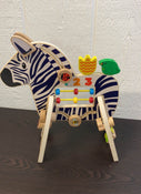 secondhand Manhattan Toy Safari Zebra Wooden Toddler Activity Toy