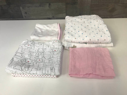 used BUNDLE Muslin Nursery Linens