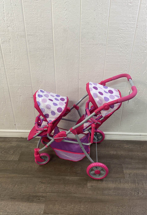 secondhand Lissi Modern Twin Baby Doll Stroller