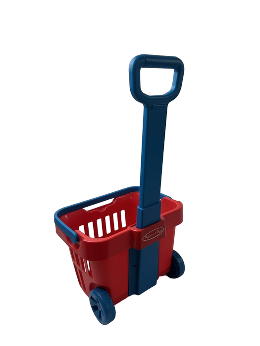 secondhand Melissa & Doug Fill And Roll Grocery Basket Set