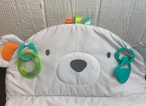 secondhand Bright Starts Tummy Time Prop & Play Mat, Polar Bear